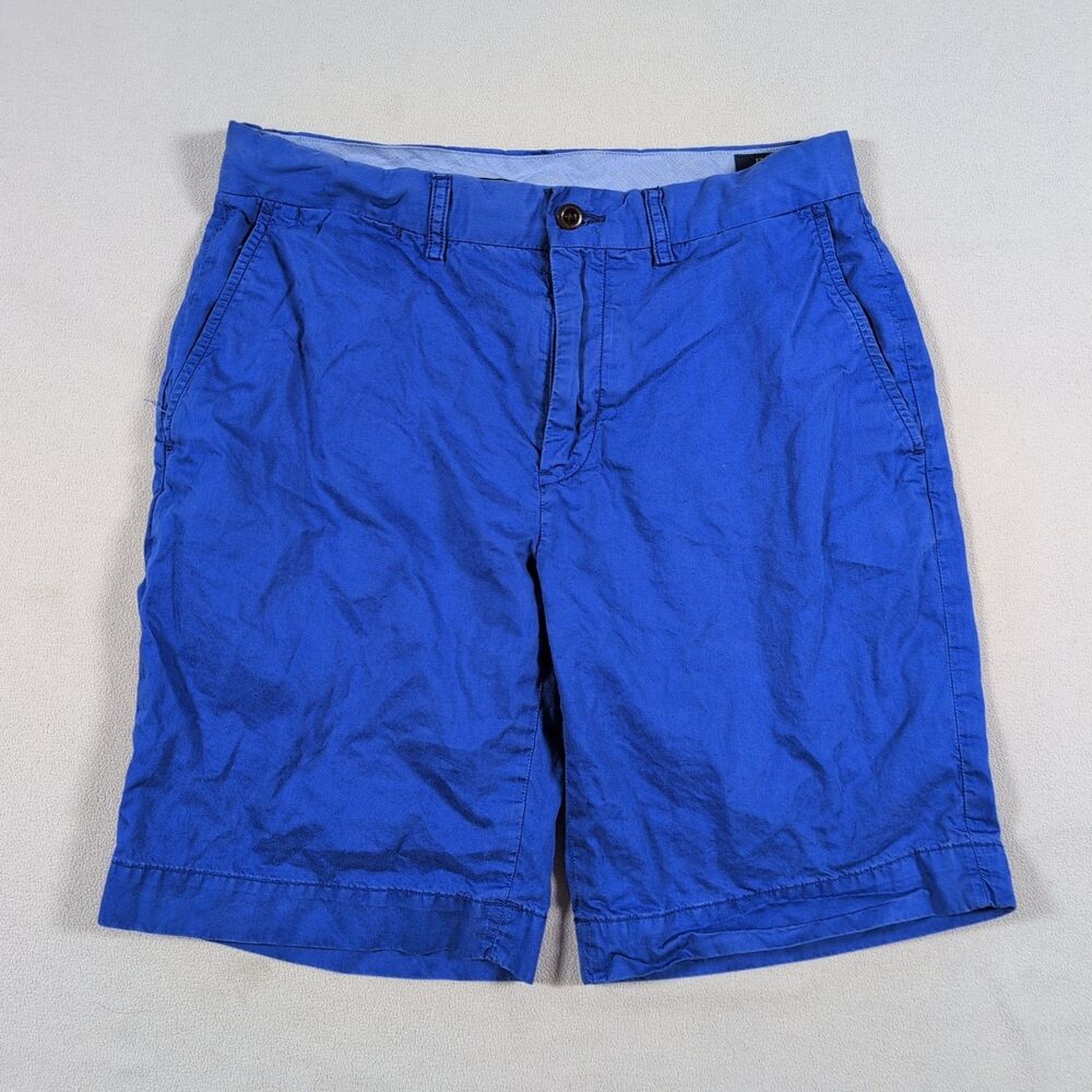 Polo Ralph Lauren Shorts Mens 31x9 Blue Canvas Stretch Classic Fit Golf Chinos